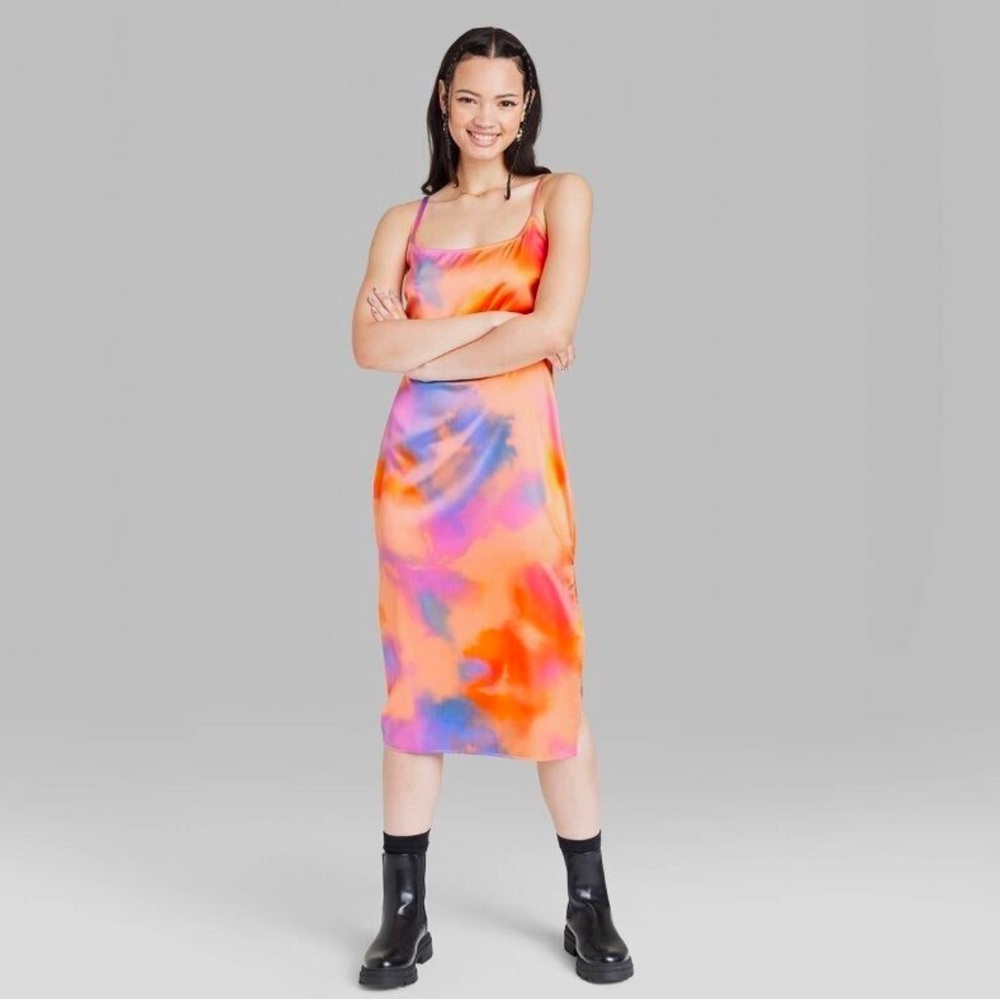 Wild Fable Tie-Dye Midi Dress
